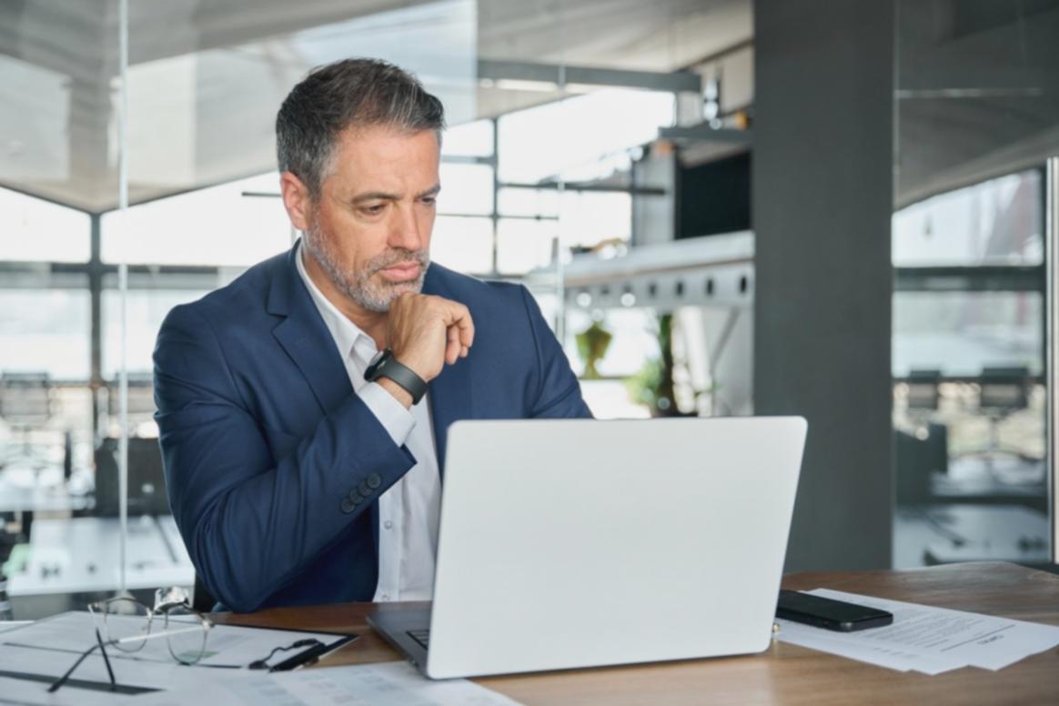 Remote learning workspace setup with organized tools